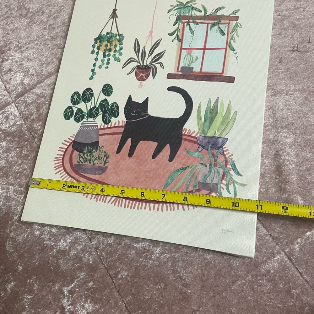 Sale! Amanti Art Cat and Plants Art Print - Picture 8 of 10